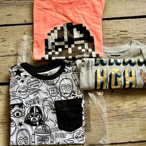 NWOT  Star Wars Tee, Boys XS, Cool & Comfy
